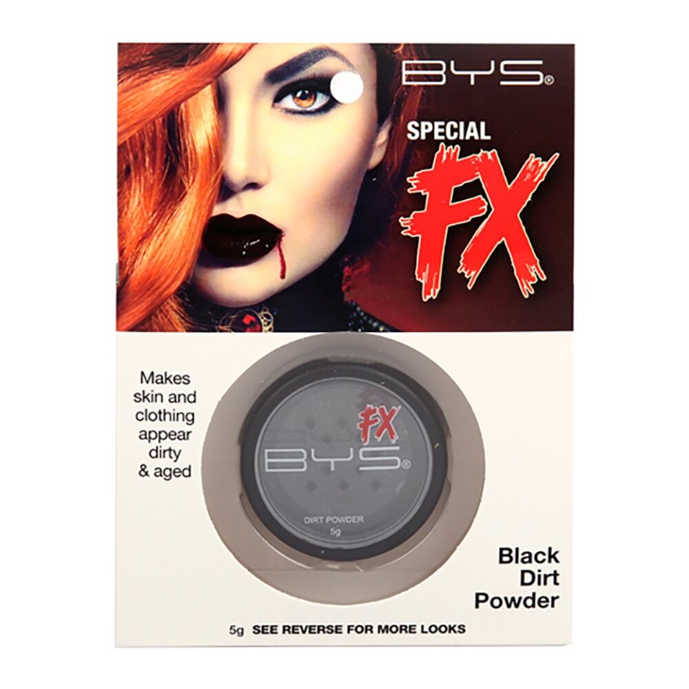BYS Special FX Dirt Powder Black Costume Makeup/Cosmetics/Beauty Dirty/Aged Look