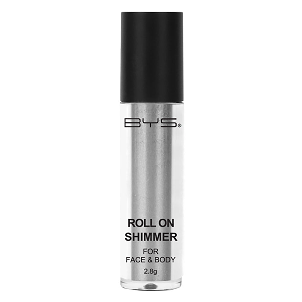 BYS Roll On 2.8g Shimmer Face/Body Makeup Women Beauty Cosmetics Electric Silver — image 2