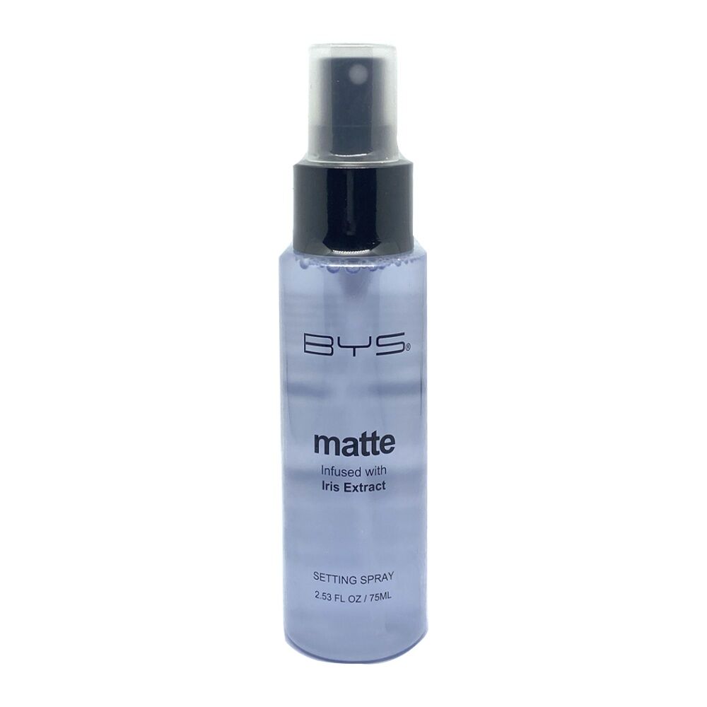 BYS Matte Skin Face Makeup 75ml Setting Spray Lightweight Mist w/ Iris Extract