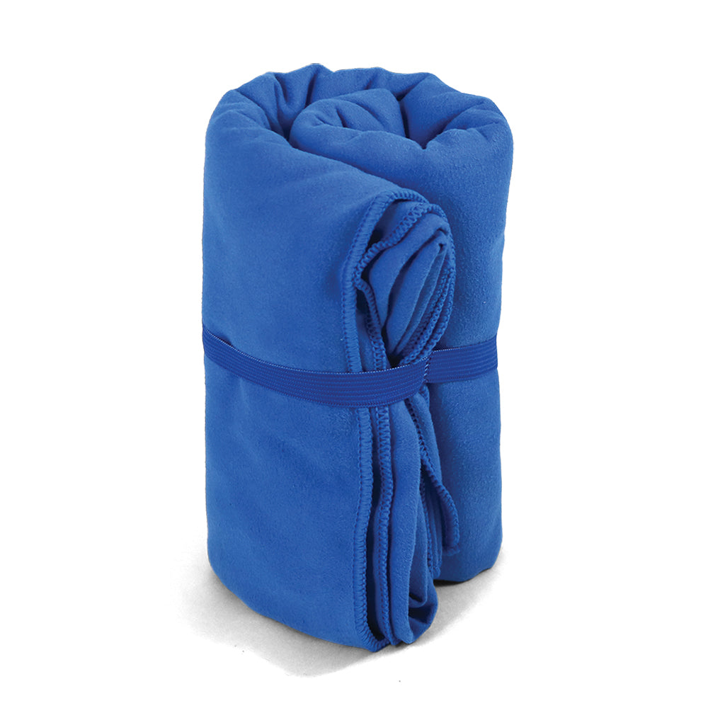 Coghlans Microfibre Absorbent 140x70cm Towel Swimming/Camping Cloth Medium Blue — image 2