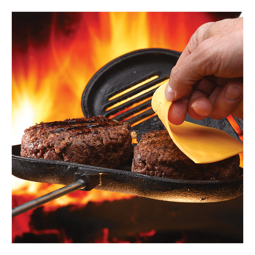 Coghlans 67cm Double Cast Iron Broiler Camping/Hiking Cooking Campfire Grill BLK — image 3