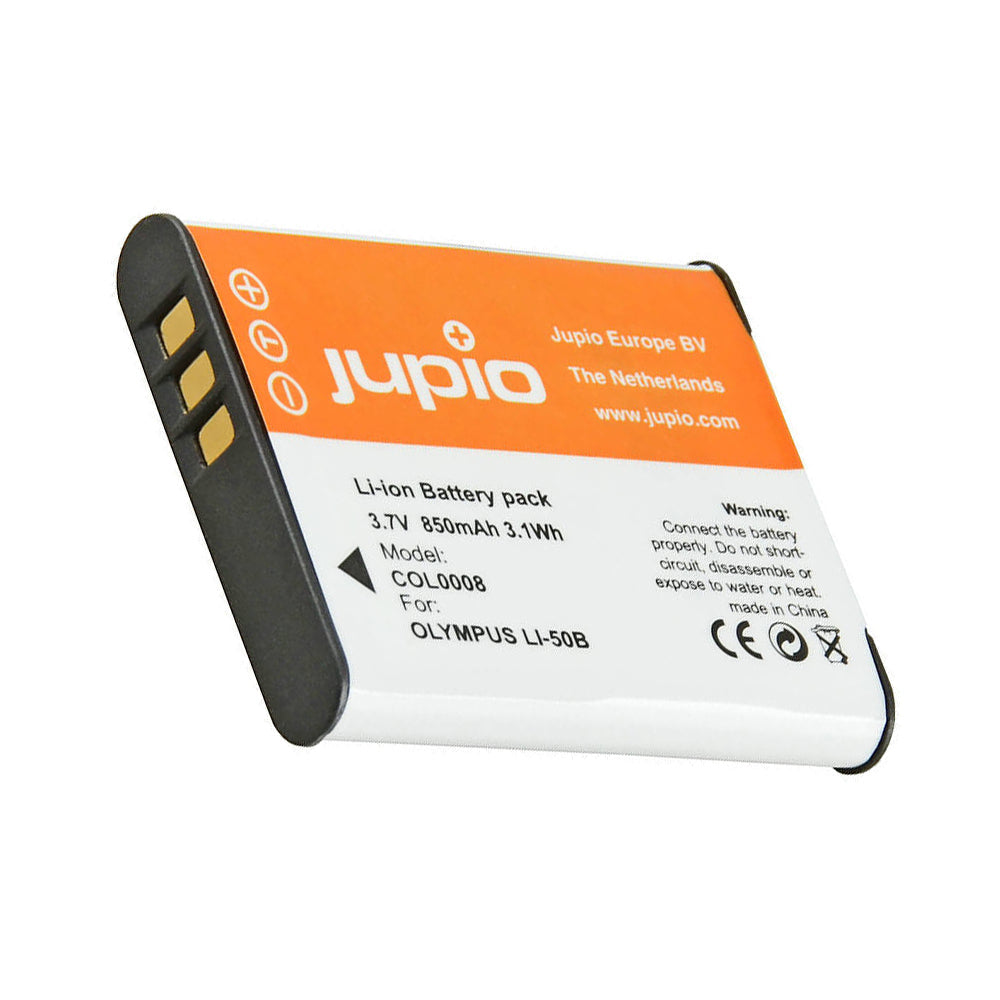 Jupio Li-Ion 3.7V 850mAh Rechargeable Battery For Olympus Li-50B Digi Camera — image 3