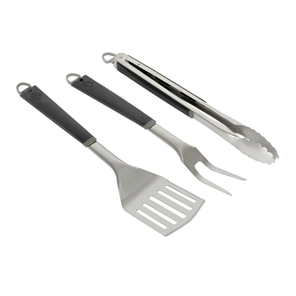 Coleman BBQ Grill Spatula/Tongs/Fork Outdoor Camping Cooking Tool Set (3 Pieces)