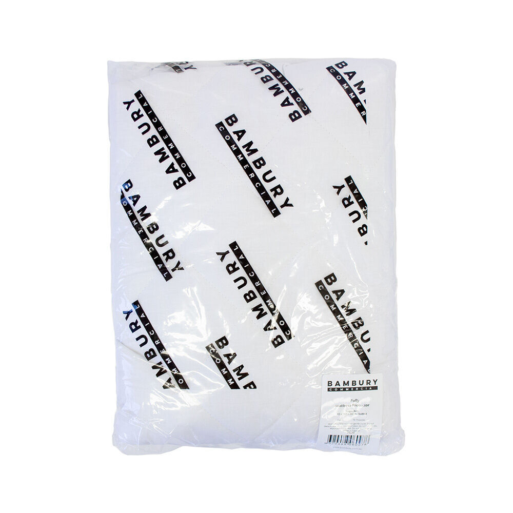 Bambury Villa Basic Fully Fitted Soft Mattress Protector White — image 2
