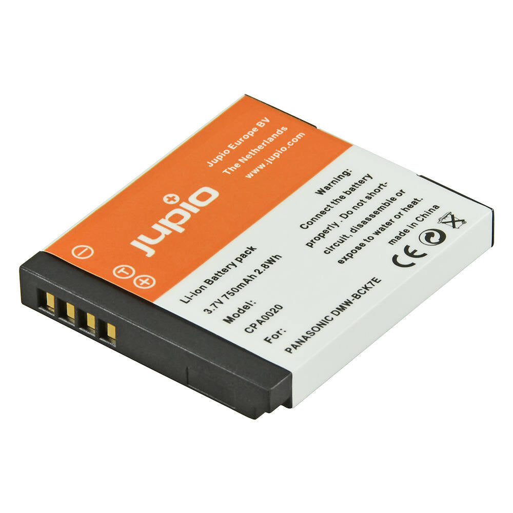 Jupio Li-Ion 3.7V 750mAh Rechargeable Battery For Panasonic DMW-BCK7E Camera