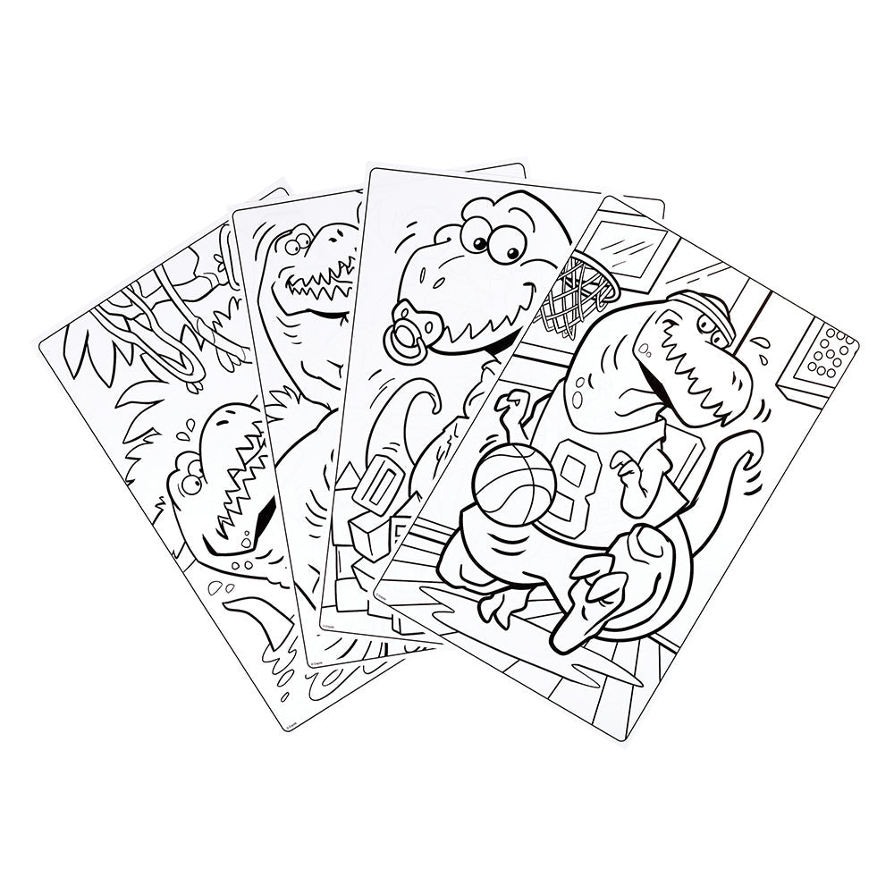 Crayola Giant Colouring/Drawing Pages Foldalope T-Rex The Trouble with T-Rex — image 2