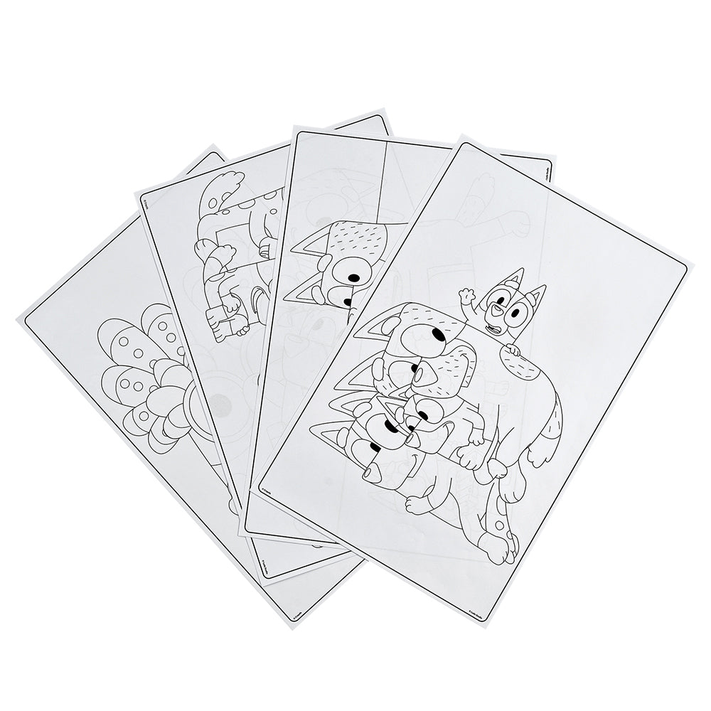 Crayola Creative Giant Colouring Page Foldalope Bluey & T-Rex Combo 36m+ — image 5
