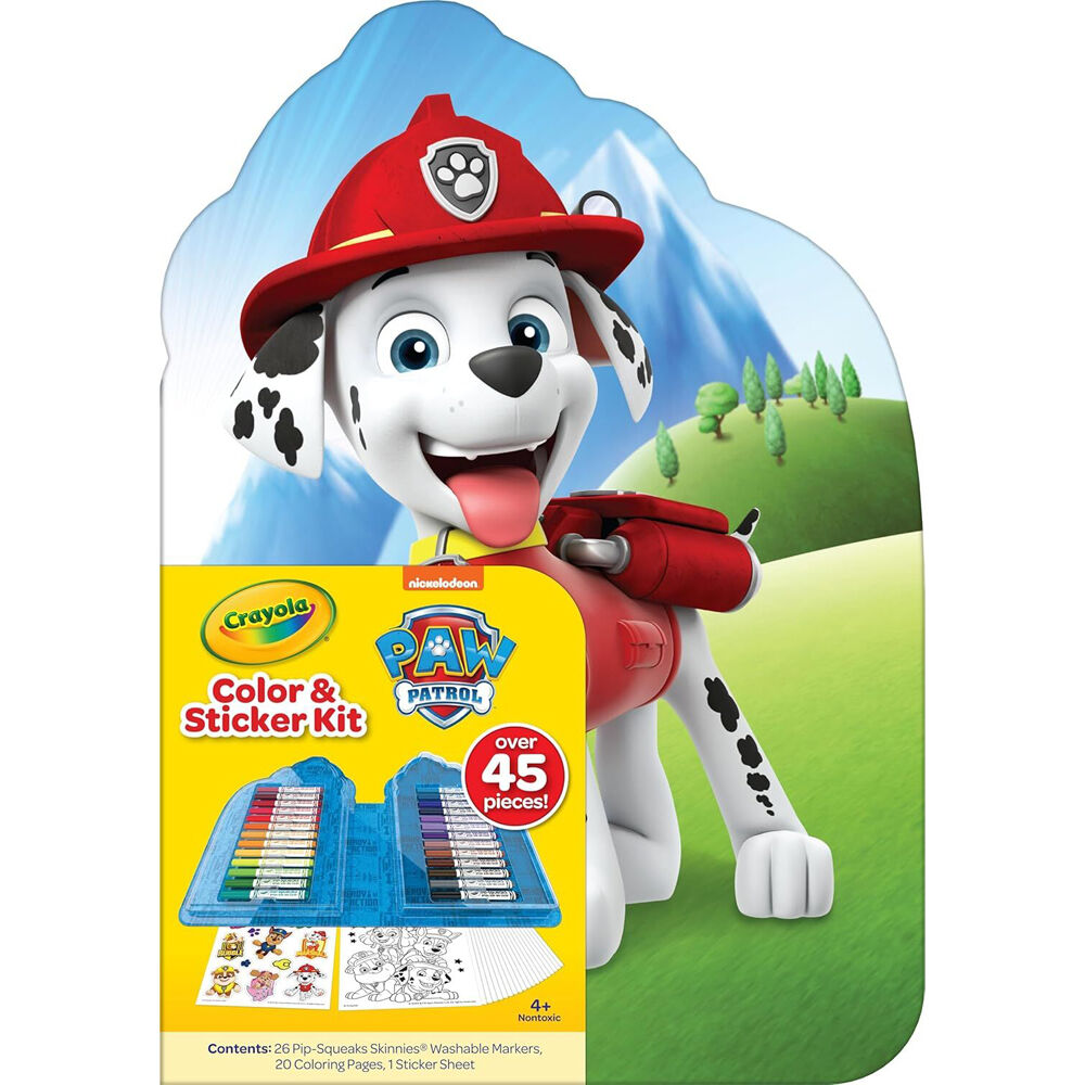 Crayola Colour & Sticker Art Kit Markers/Pages/Stickers Paw Patrol Kids 4y+ (2 Pack) — image 2