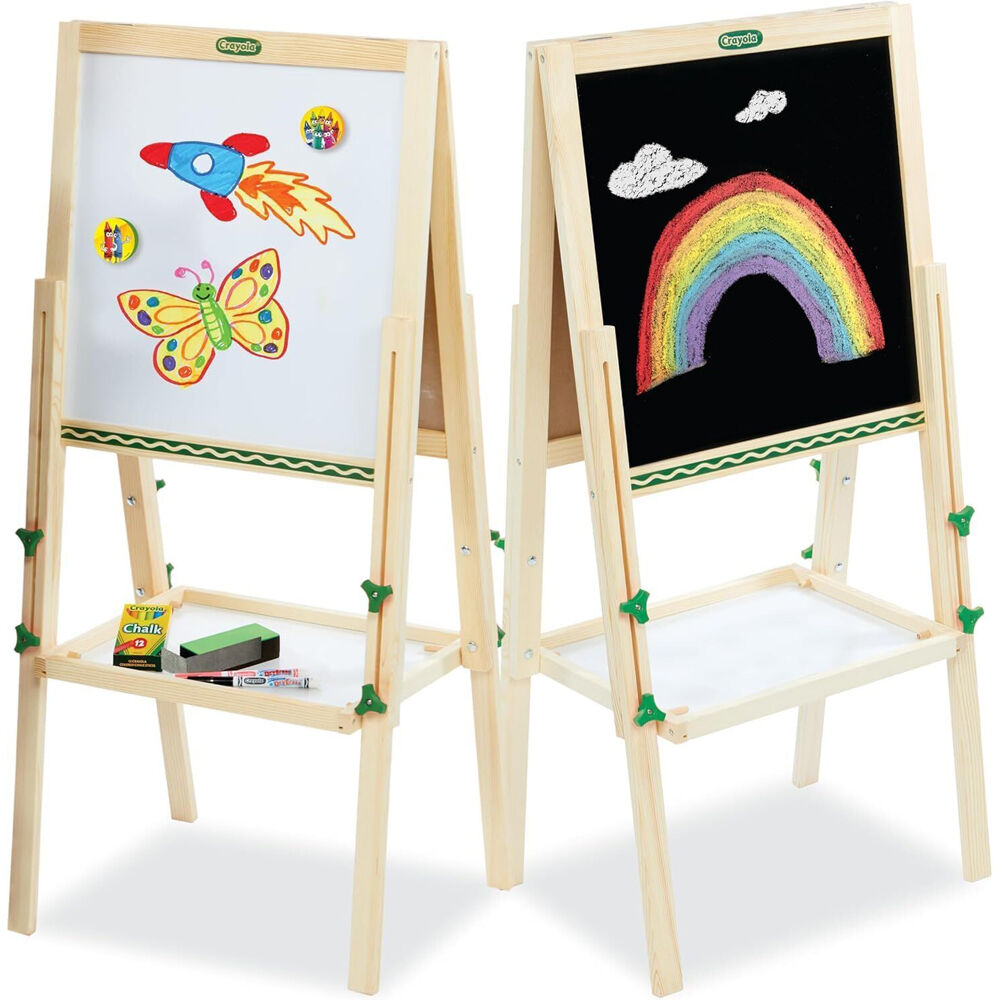 Crayola Wooden Dual-Sided Art Easel 119x45cm Art & Craft Station Kids 3y+ — image 3