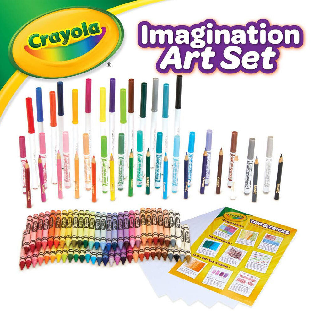 Crayola Imagination Art Case Set w/ Crayons/Pencils/Markers For Kids 4+ (115 Pieces) — image 2