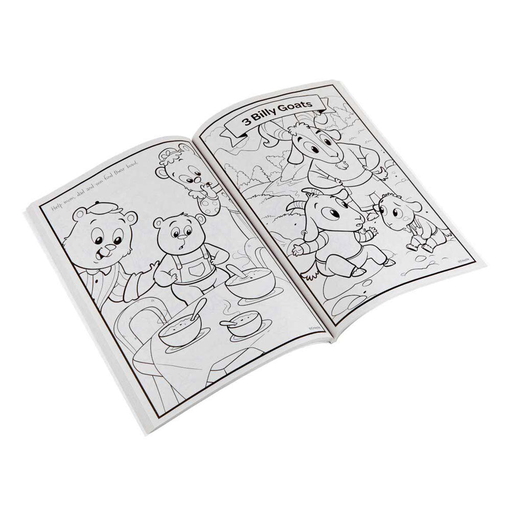 Crayola 96-Page Fairytales Colouring Activity Art Book w/ Stickers For Kids 3+ — image 4