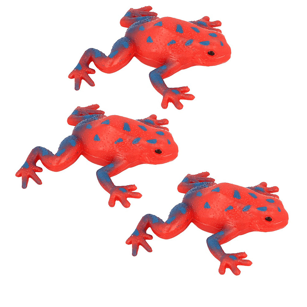Fumfings Animal Stretchy Beanie 14cm Strawberry Frog Trick Toys Children 3y+ (3 Pack)