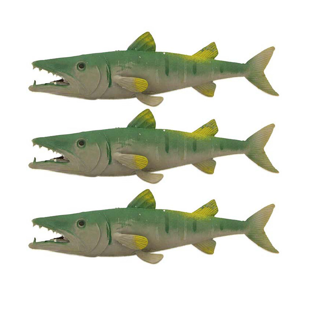 Fumfings Animal Stretchy Beanie Baracuda 20cm Soft Stretch Toys Children 3y+ (3 Pack)