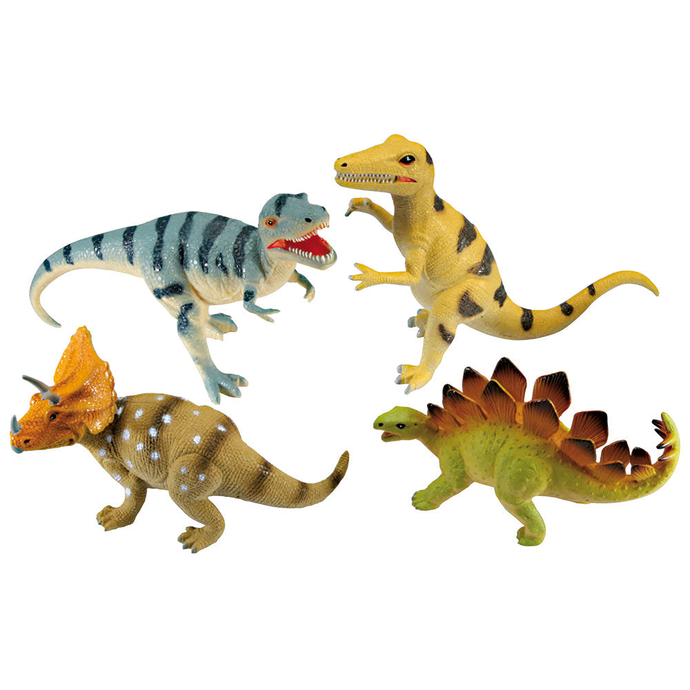 Fumfings 21cm Dinosaurs Animal Figure Fun Play Toy Kids 3y+ Large Assorted (4 Pack) — image 3