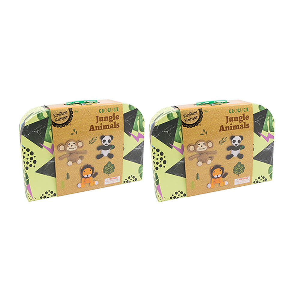 Krafters Korner Jumbo Diy Craft Kit Assorted Kids/Childrens Craft Set 6+ (2 Pack)