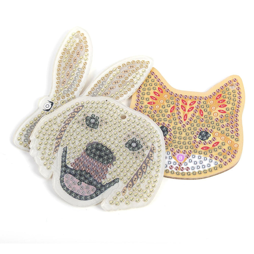 Craft Buddy Perfect Pets Keyring Diamond/Crystal Art Kit Kids/Family 8y+ (3 Pieces) — image 5