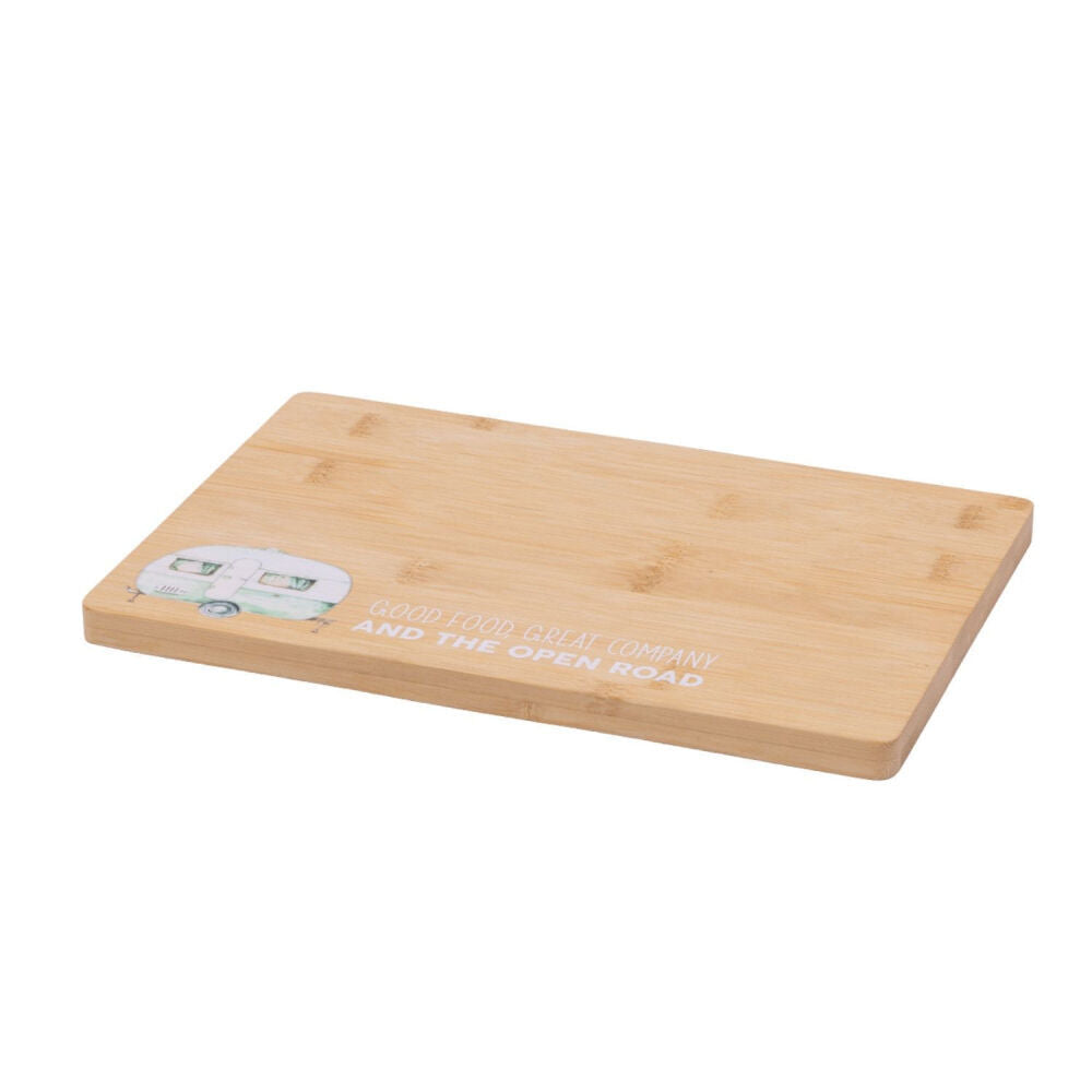 Splosh 30x20cm Brown Caravan Bamboo Rectangle Serving Grazing Board