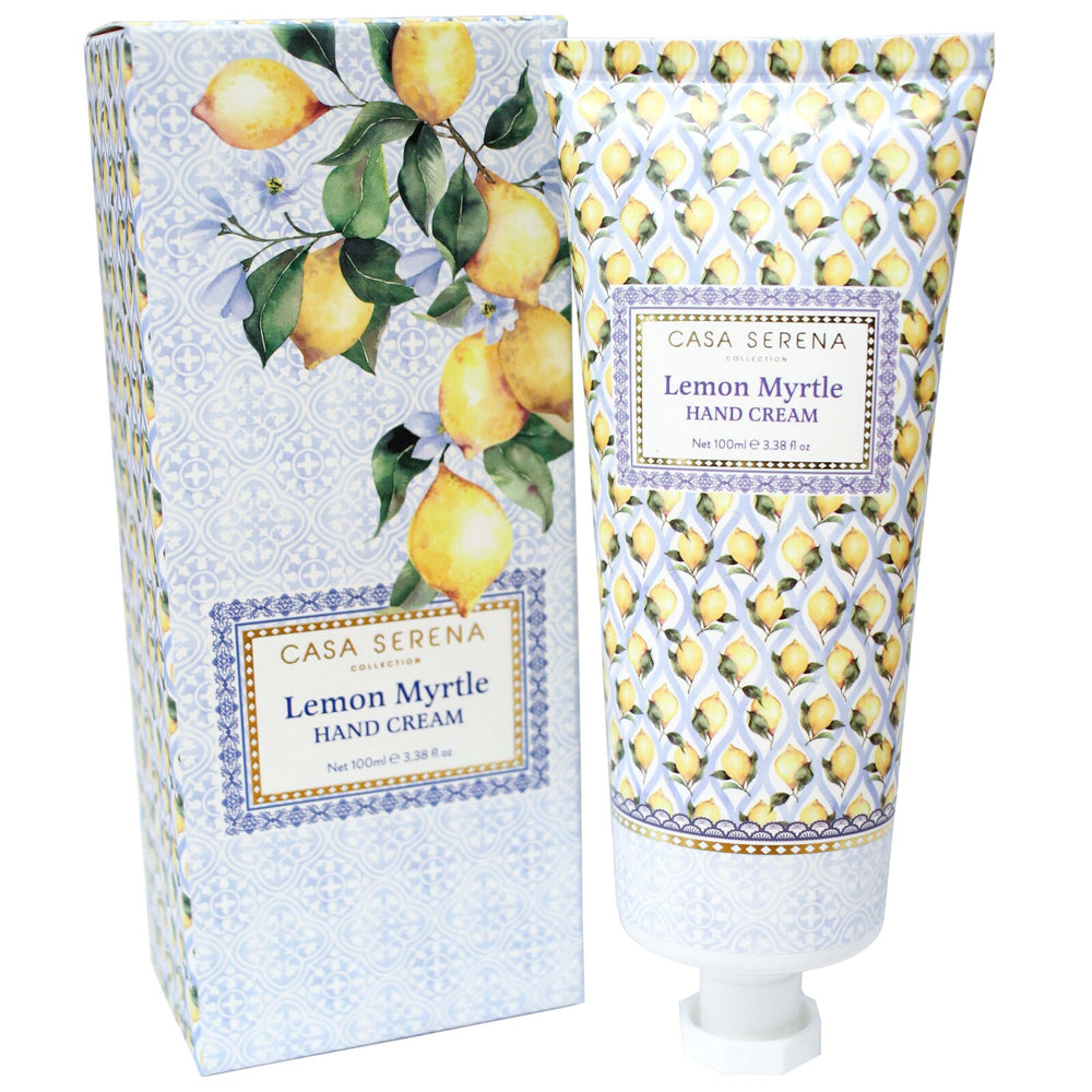 LVD Scented 100ml Hand Cream Moisturiser/Hydration Care Tube Lemon Myrtle (3 Pack)