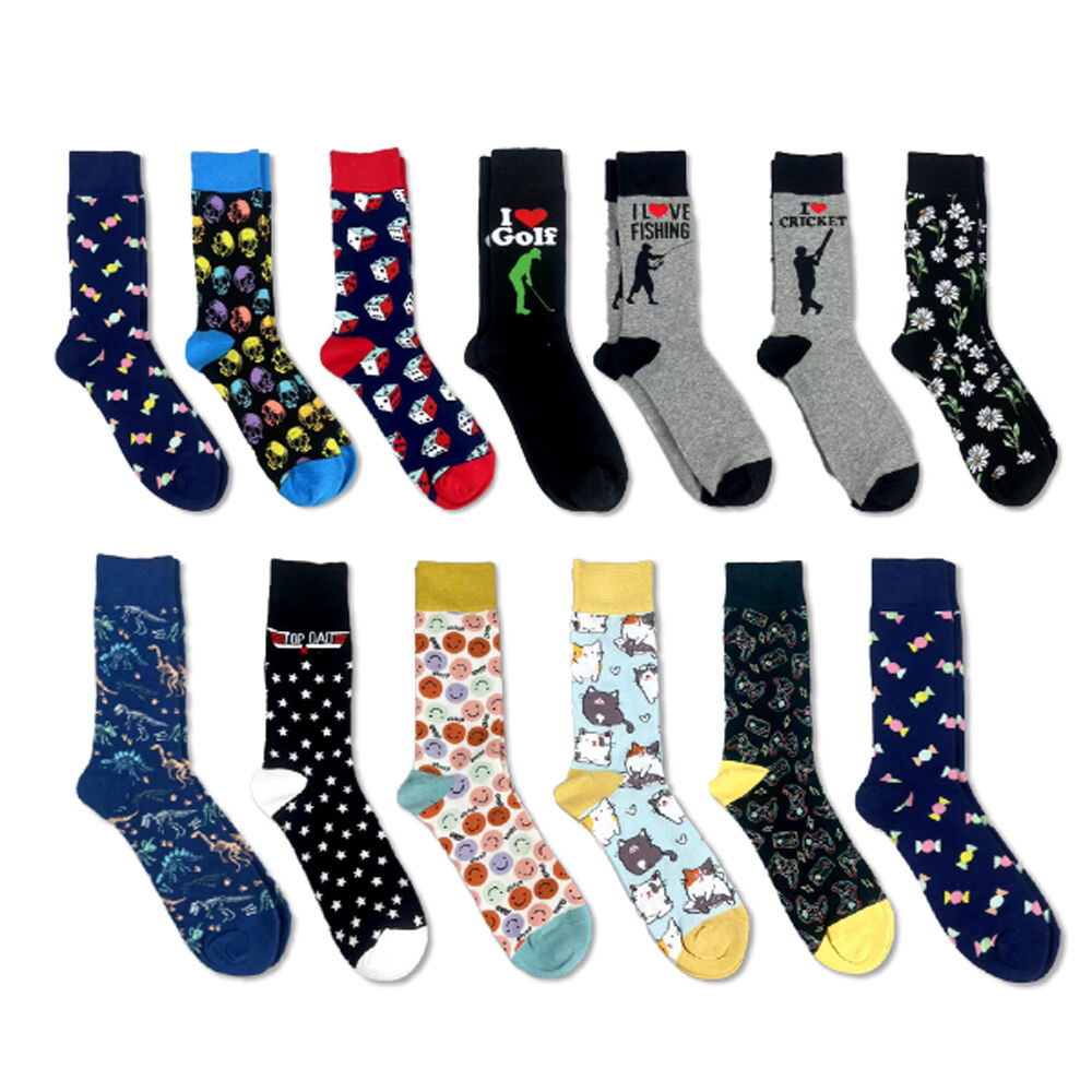 Cosy Threads Assorted 24-Designs Fluffy Fuzzy Colorful Crew Socks Pair — image 3