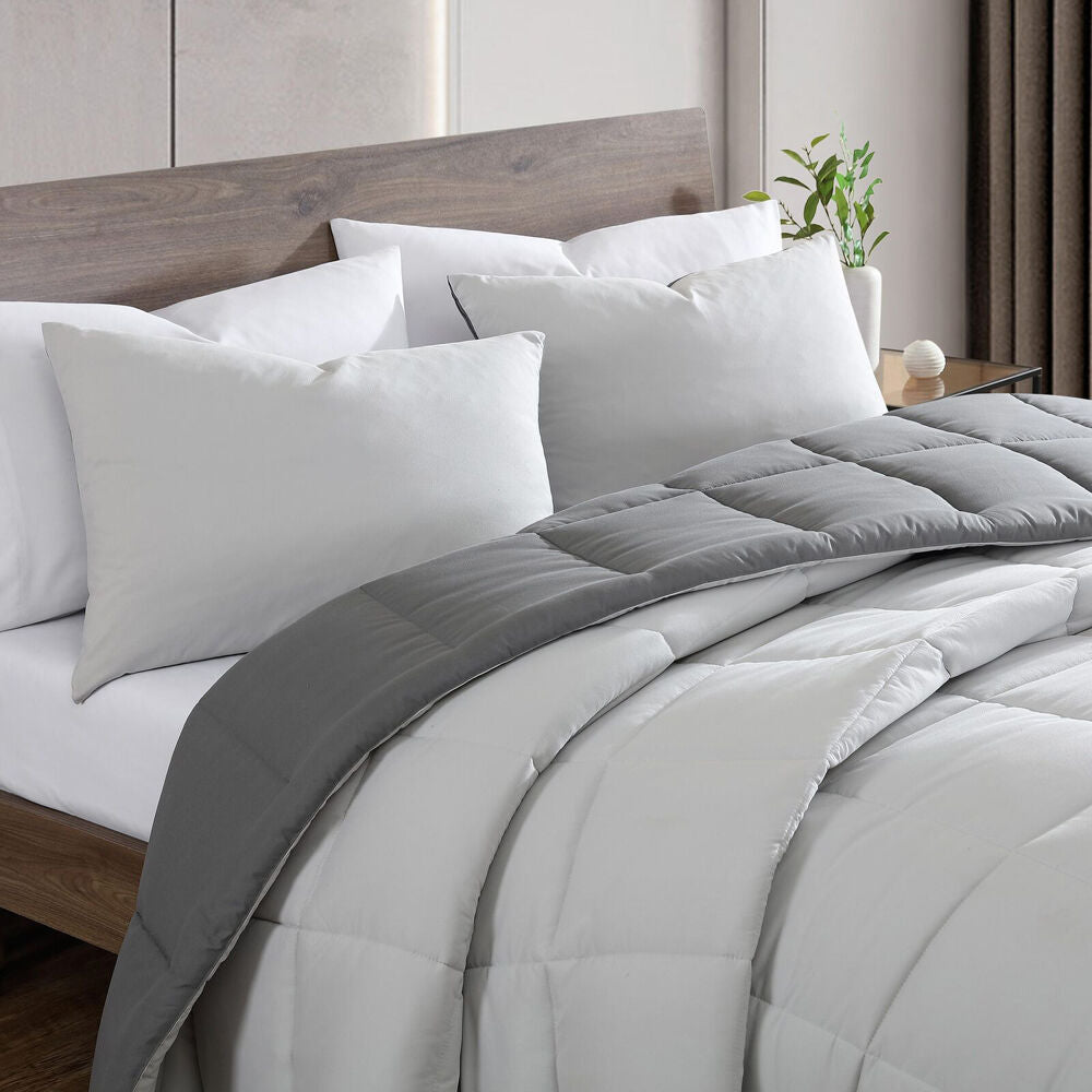 Kenneth Cole Solutions Polyester Comforter w/ Pillowcase Set Grey — image 4