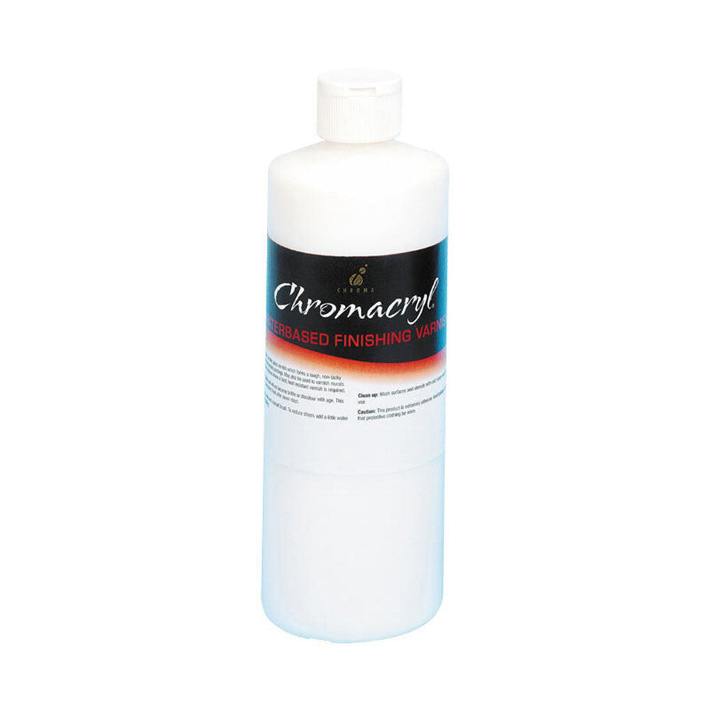 Chromacryl 500ml Water-Based Finishing Protective Final Liquid Varnish