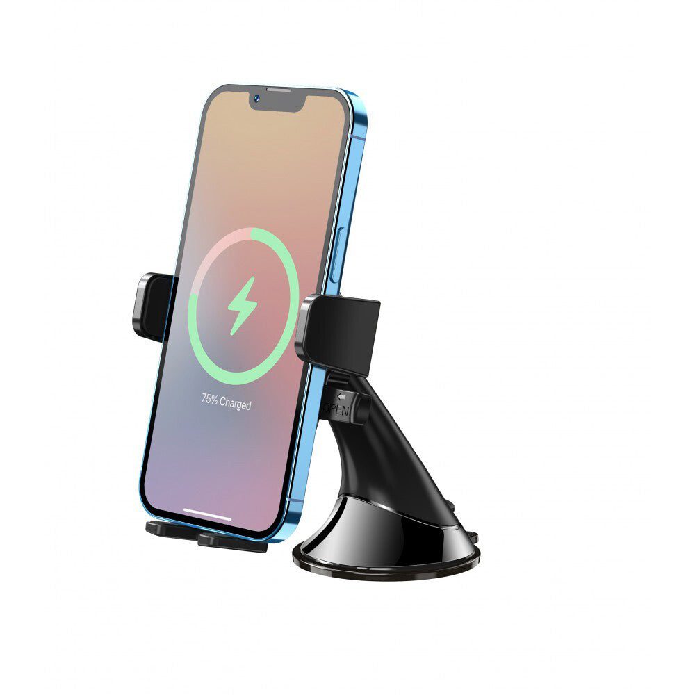 Laser Adjustable Windscreen Car Universal Mobile Phone Holder Mount Storage BLK — image 3