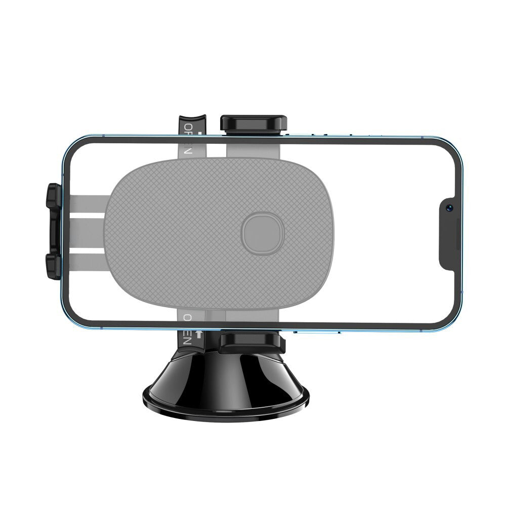 Laser Adjustable Windscreen Car Universal Mobile Phone Holder Mount Storage BLK — image 5
