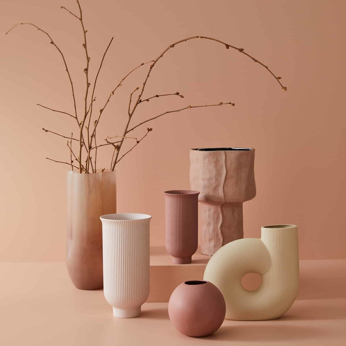 Pilbeam Living Cressida Contemporary Home Decor Stoneware Flower Vase — image 4
