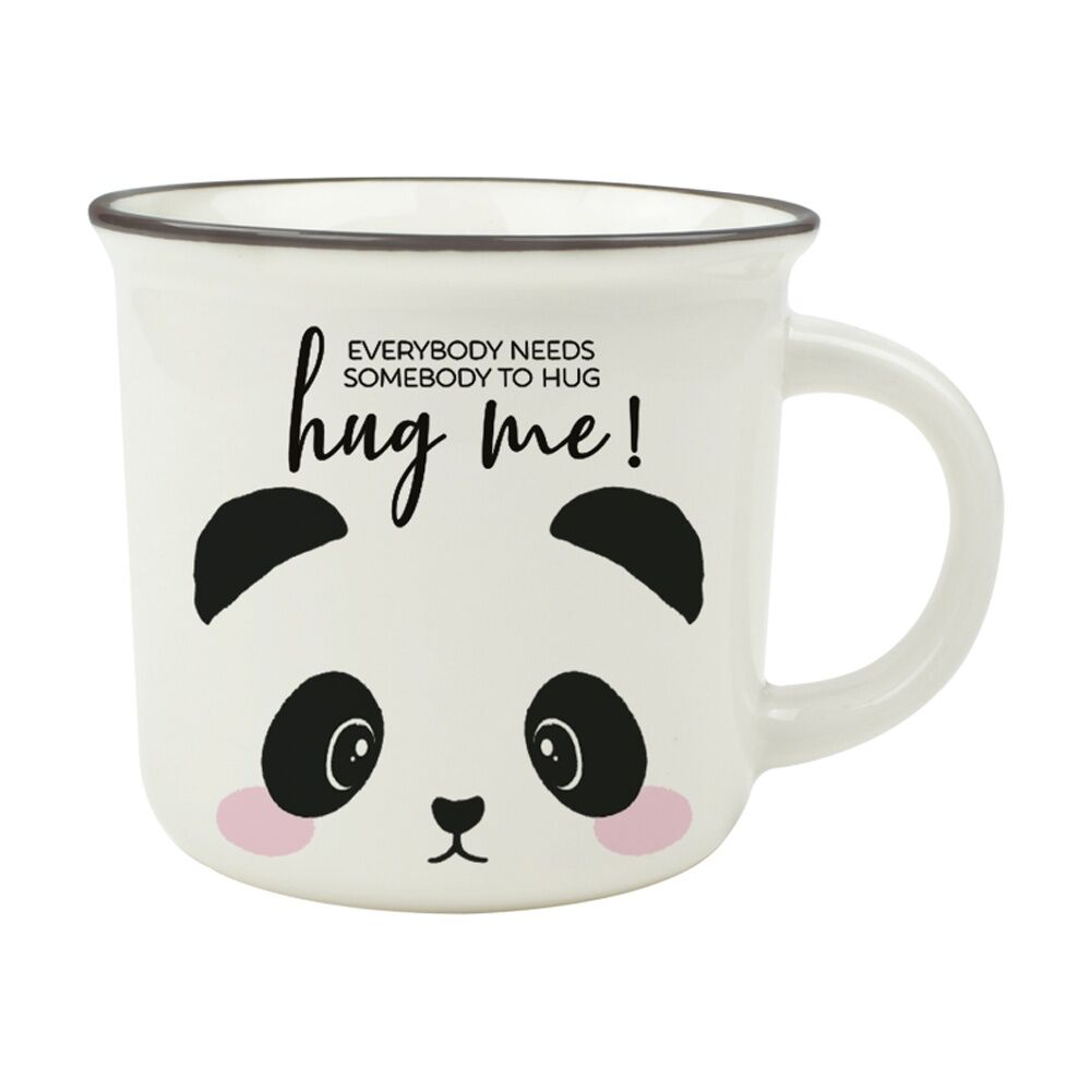 Legami Cup Puccino Bone China Mug Panda Printed Design 350ml Large Gift (2 Pack) — image 2