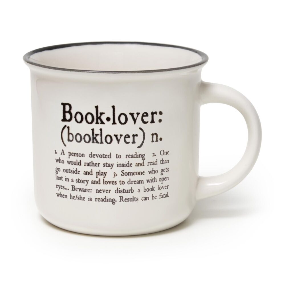 Legami Cup Puccino Bone China Mug Book Lover Printed Design 350ml Large Gift (2 Pack) — image 2