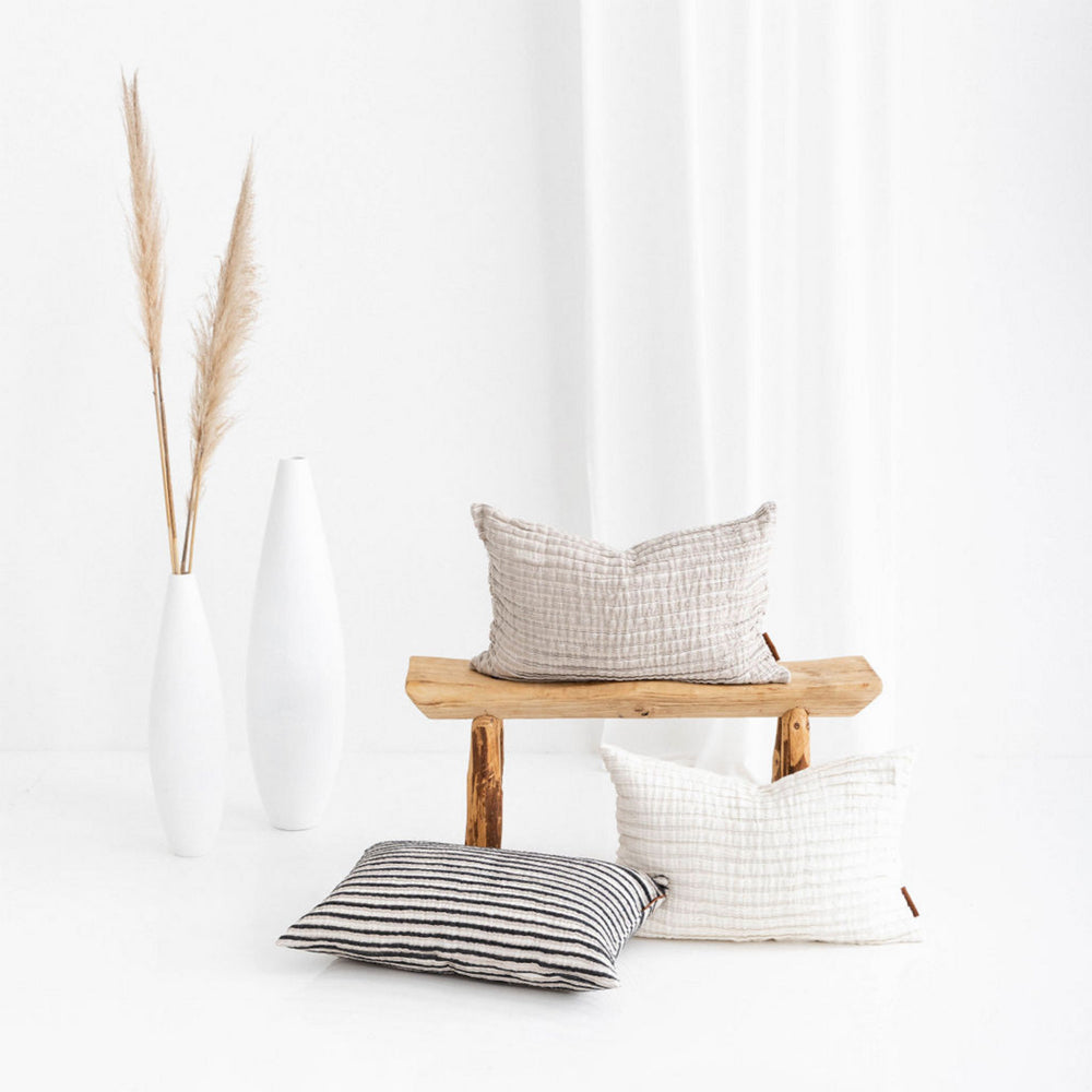 Huxford Grove The Airlie Cushion Home Sofa/Couch Pillow Rect 40x60cm Natural — image 2