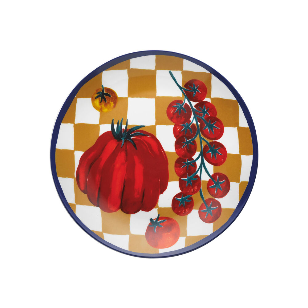 Porto Valentina Porcelain Round Side Plate/Dish Tableware Tomato Medley 20cm (6 Pack) — image 2