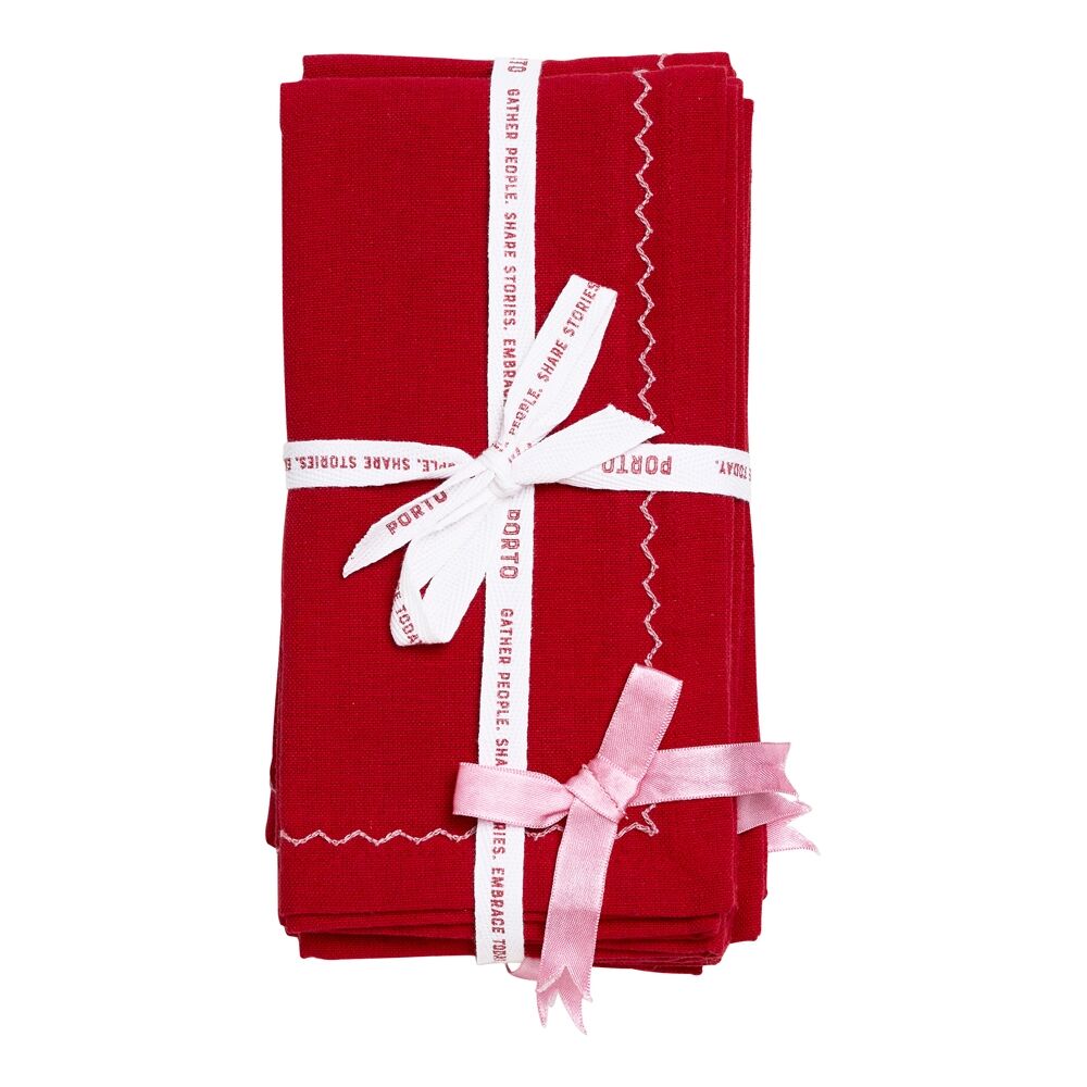 Porto Night Before Recycled Yarn Napkins 45x45cm Multi-Coloured (4 Pieces) — image 3