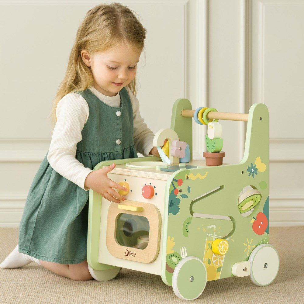 Classic World 12M+ 2-in-1 Kitchen Baby Walker with Activities — image 3