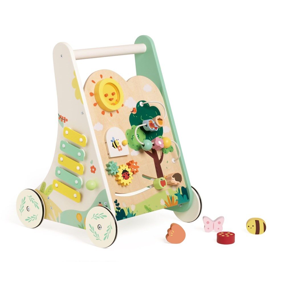 Classic World 12M+ 2-in-1 Multifunctional Forest Baby Walker with Activities — image 2