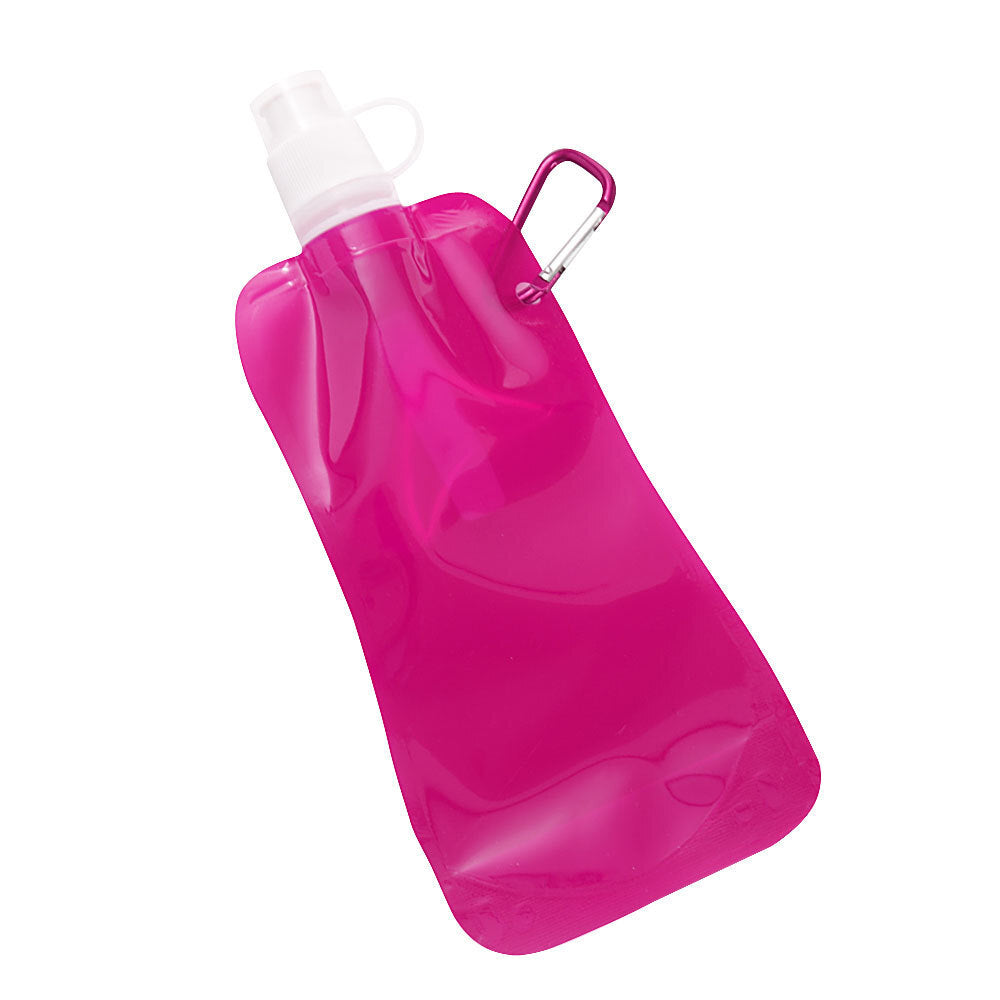 Doozie 450ml Collapsible Portable Water Drink Bottle Gym/Sports Kids/Adult Pink