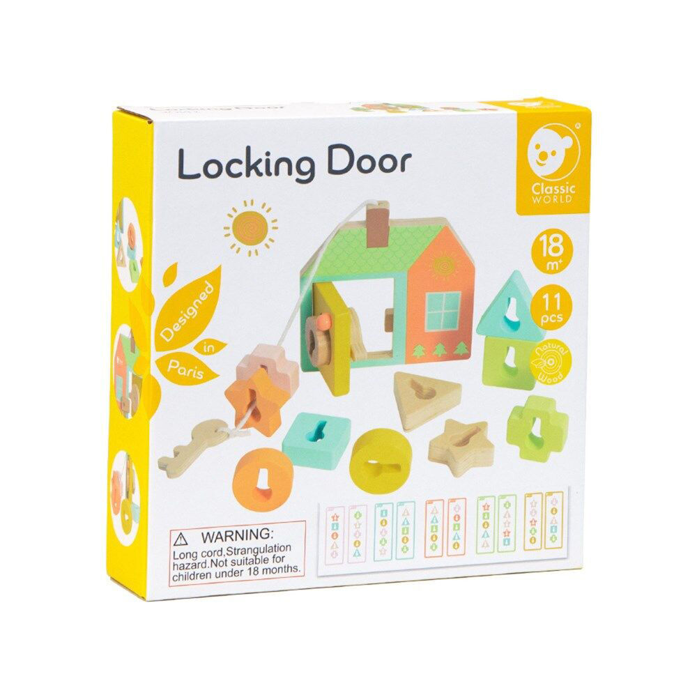Classic World Locking Door Interactive Children's Puzzle 18M+ (11 Pieces)