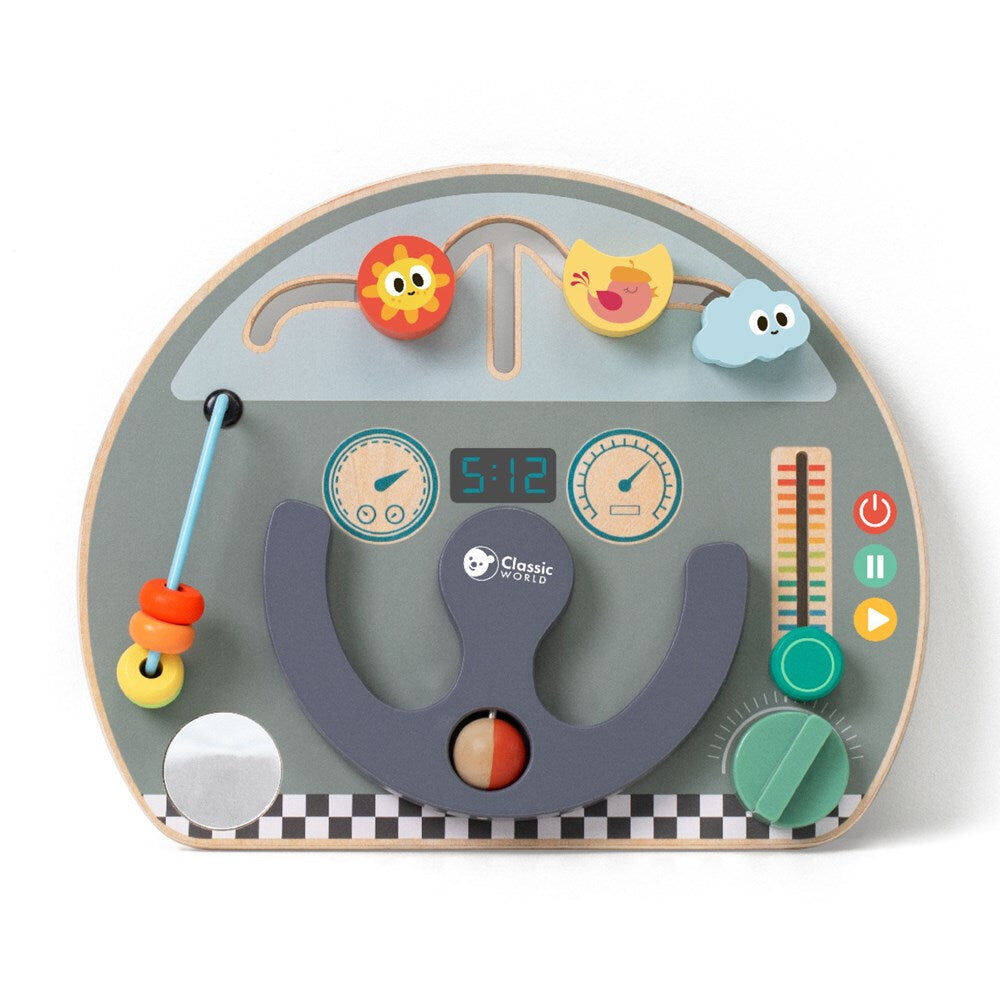 Classic World 12M+ Children's Wooden Busy Board Car Themed — image 2
