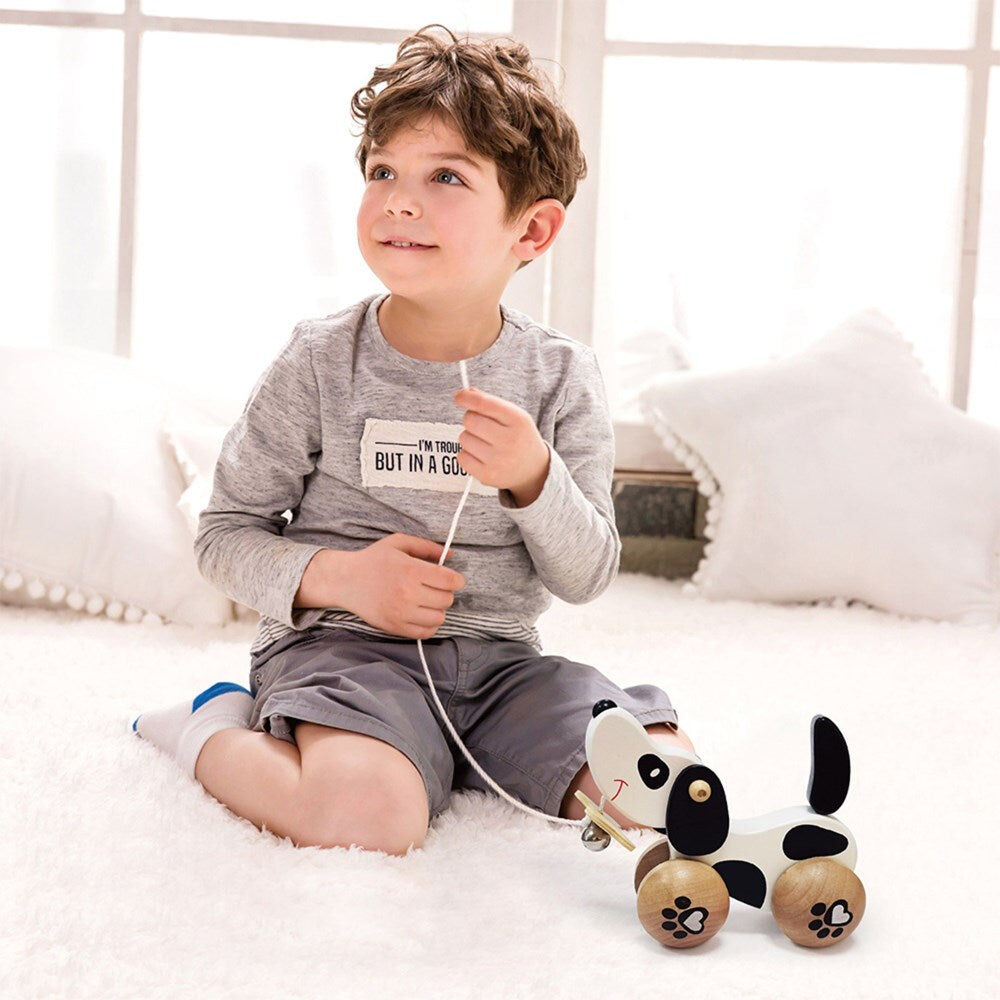 Classic World 12M+ Pull Along Children's Wooden Pet Dog Playset — image 3