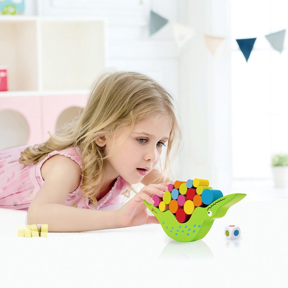 Classic World 3Y+ Wooden Balancing Crocodile Children's Activity — image 3