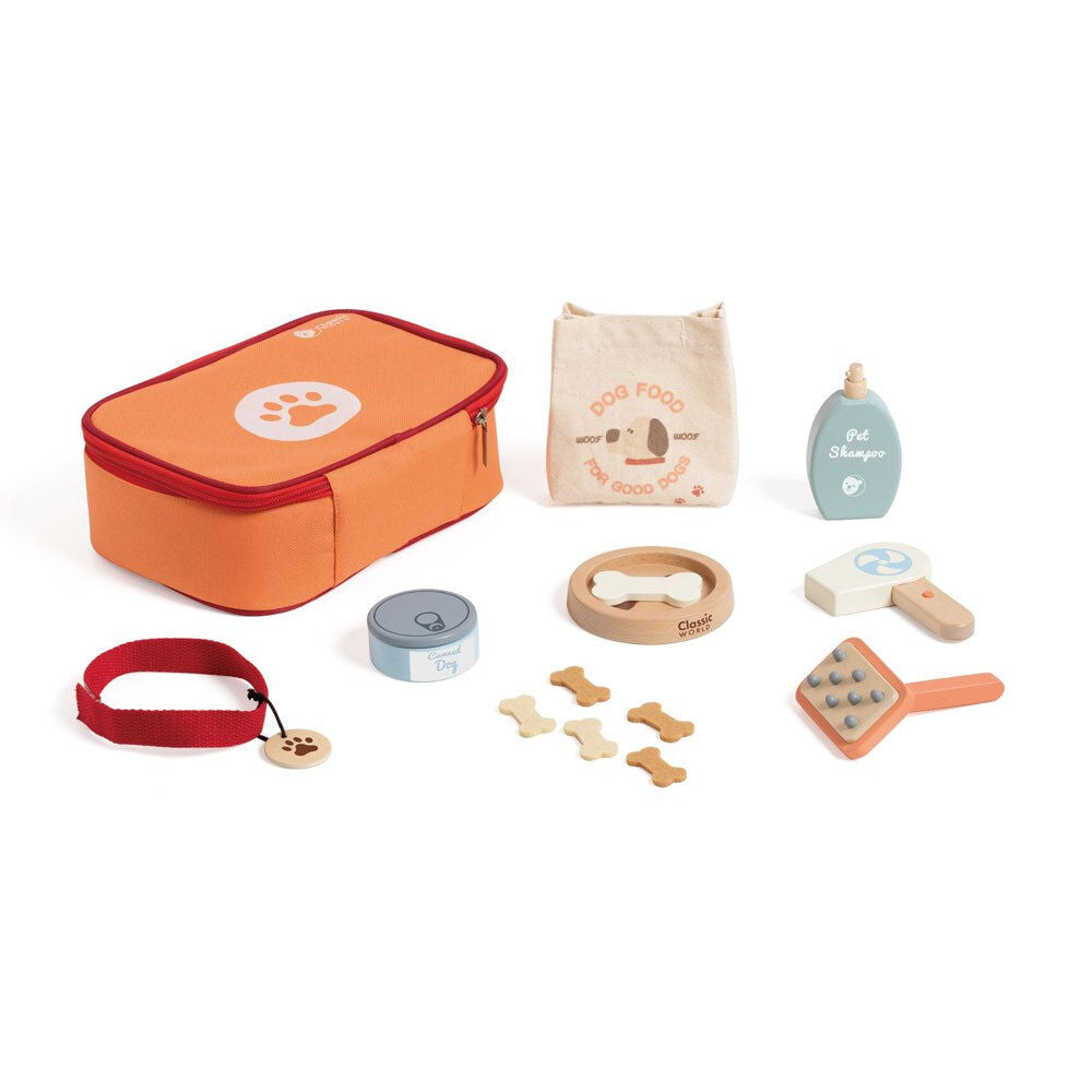 Classic World Children's Wooden Pet Care Playset 3Y+ Orange (16 Pieces) — image 2