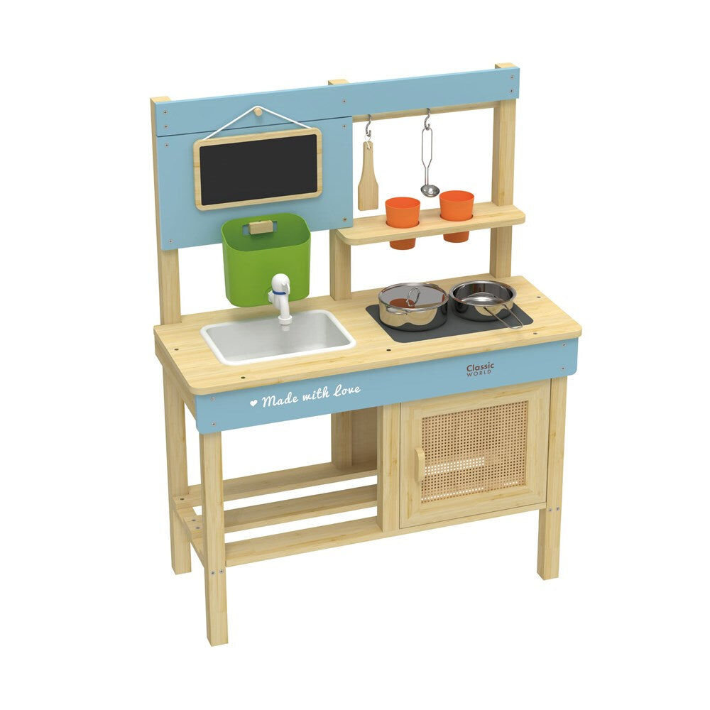 Classic World 3Y+ Children's Pretend Playset Outdoor Wooden Kitchen — image 2