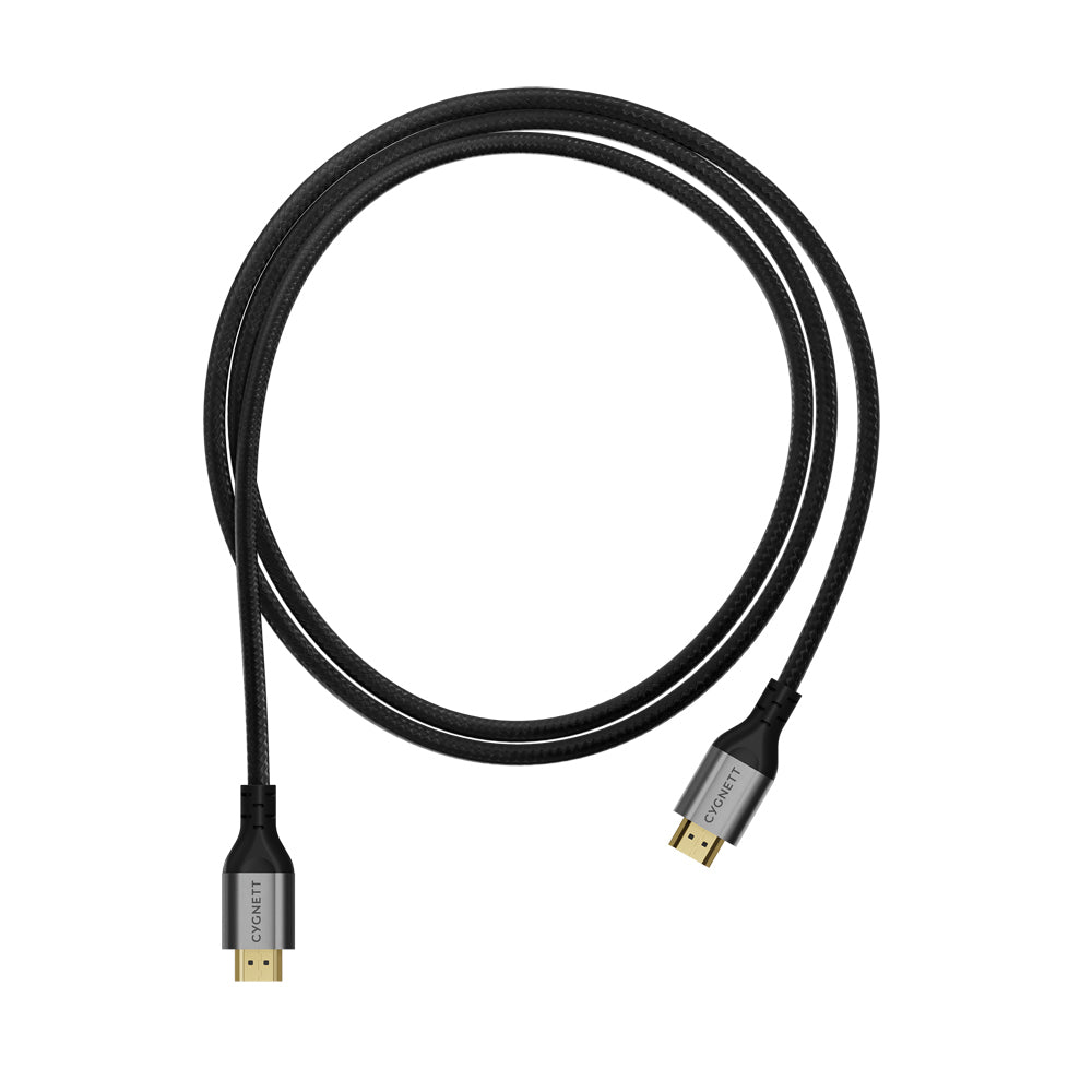 Cygnett Unite 8K Resolution HDMI to HDMI Braided Durable HD Cable 1.5m Black (2 Pack) — image 2