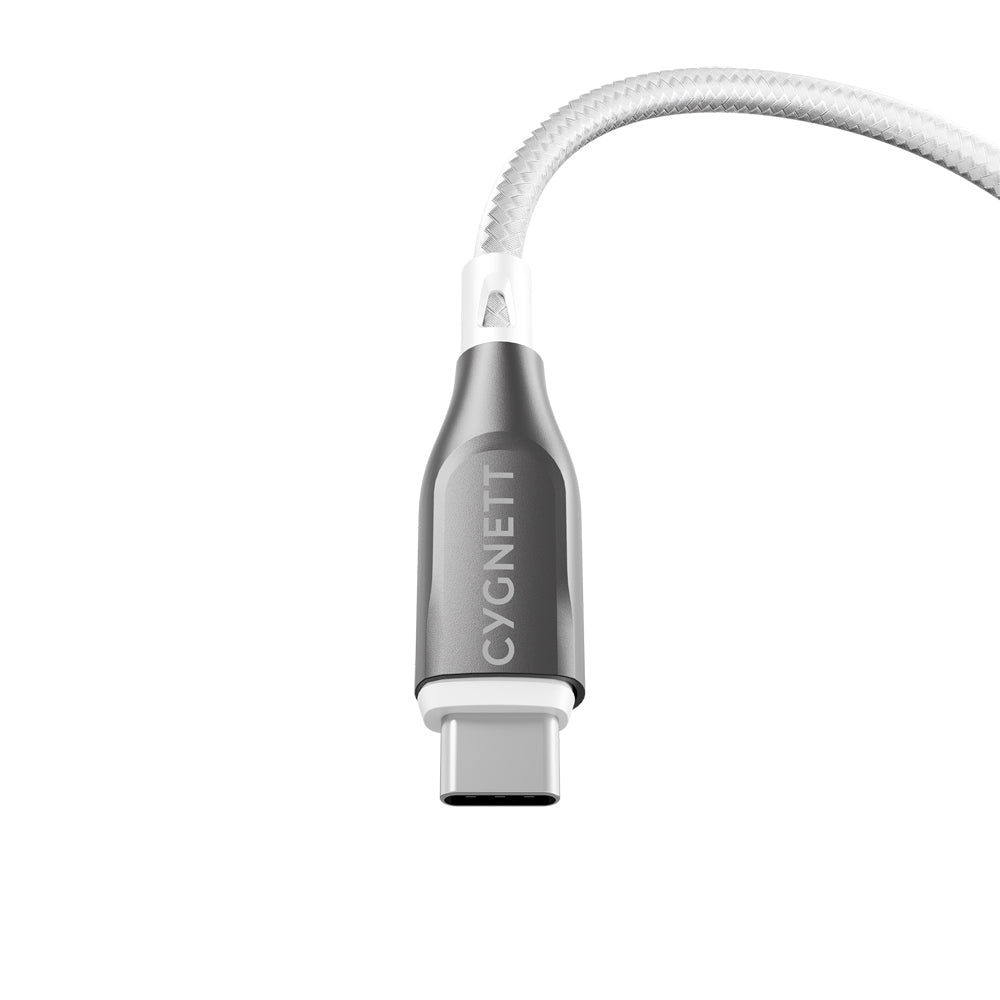 Cygnett Armoured USB-C to USB-A Charger & Data Sync Transfer Cable 1M White (2 Pack) — image 5