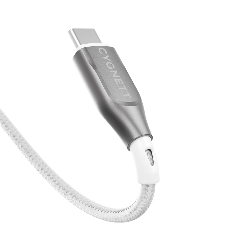 Cygnett Armoured USB-C to USB-A Charger & Data Sync Transfer Cable 1M White (2 Pack) — image 6