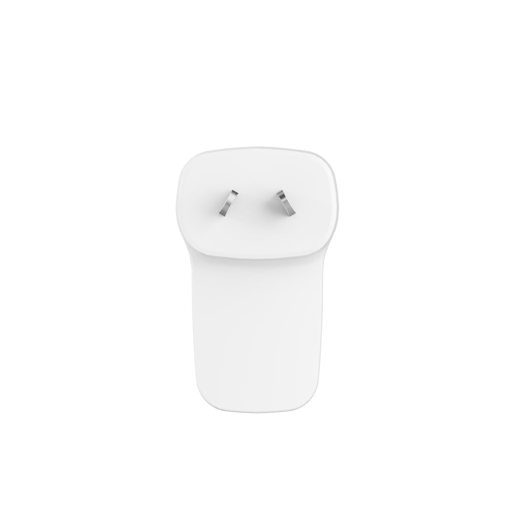 Cygnett PowerPlus 24W USB-A Multi Port Wall Travel Charger iPhone Adapter White — image 4