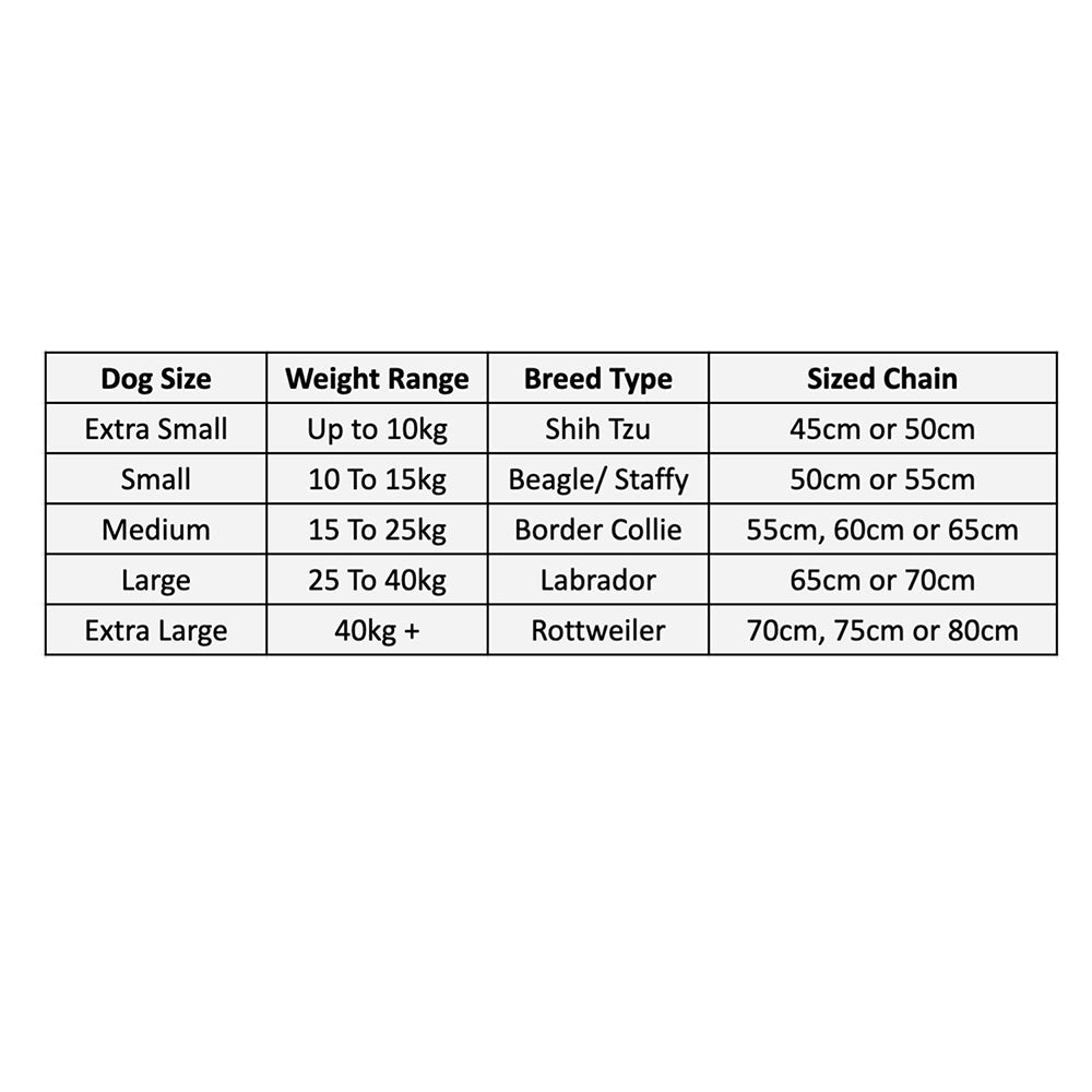 Royale Pet/Dog Neck Strap Choker Silver Metal Chain Training Harness Collar — image 3