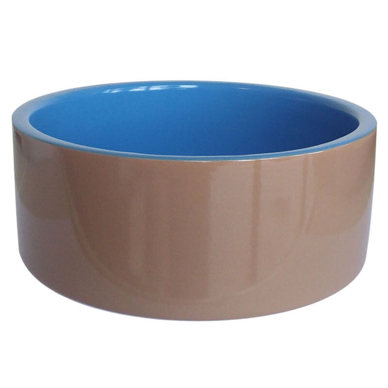 Unbranded 17cm Deluxe Ceramic Pet Round Bowl Dog/Puppy/Cat Food Water Container Feeder BL