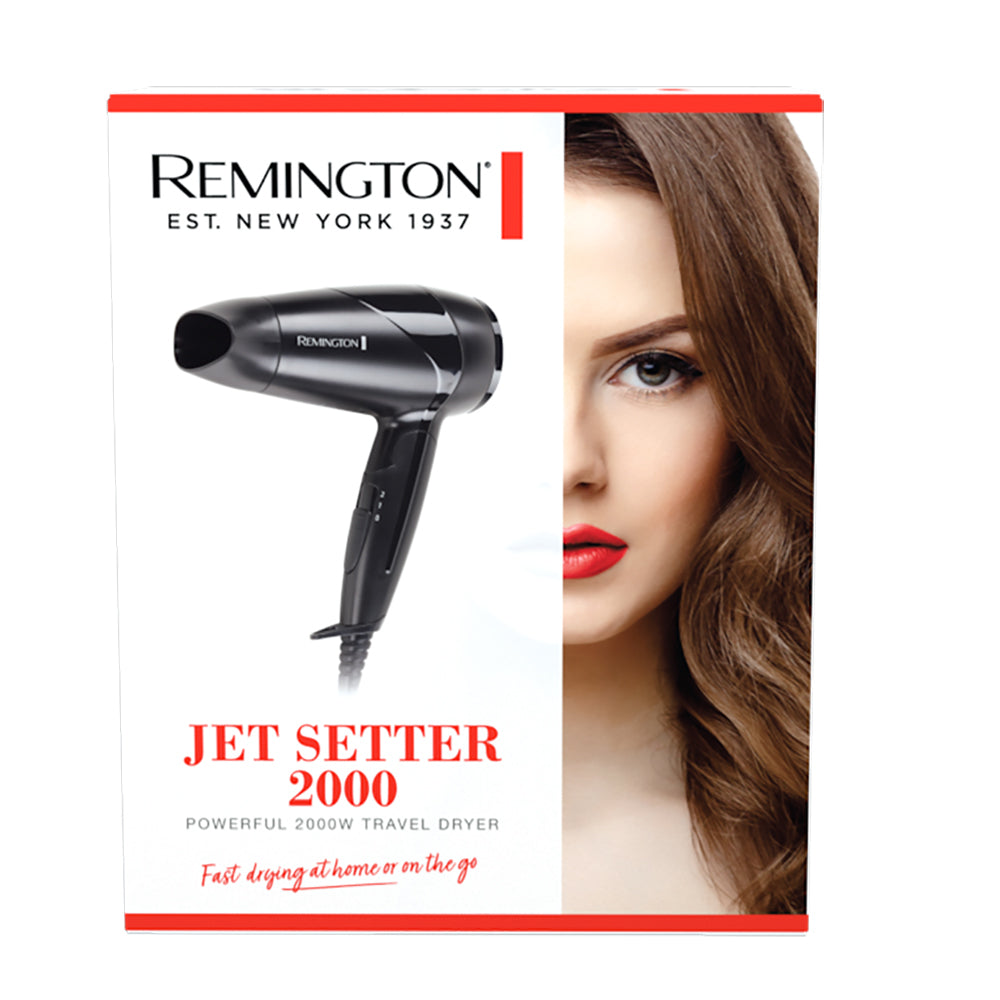 Remington 2000W Jet Setter Dual Head Speed Travel Blow Dry Foladble Hair Dryer — image 3