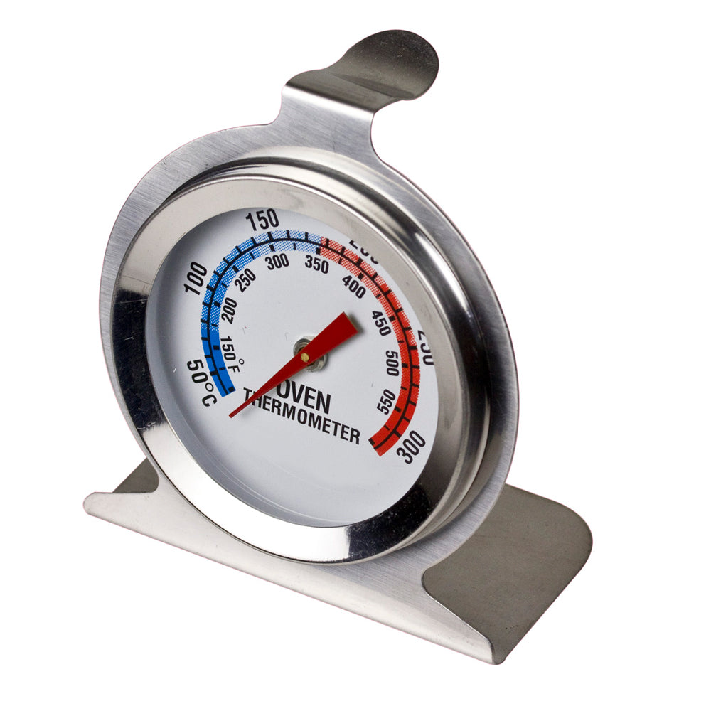 Davis & Waddell Oven Thermometer Stainless Steel Kitchen Cooking 10cm Silver